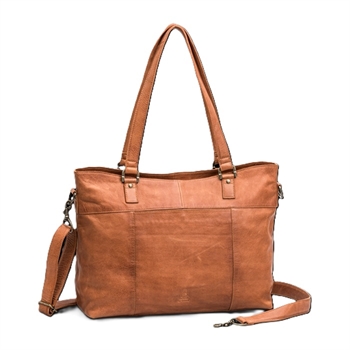 House of Sajaco skind shopper 14", 3030050-Brun