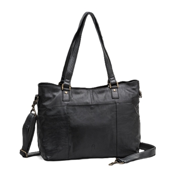 House of Sajaco skind shopper 14", 3030050-Sort