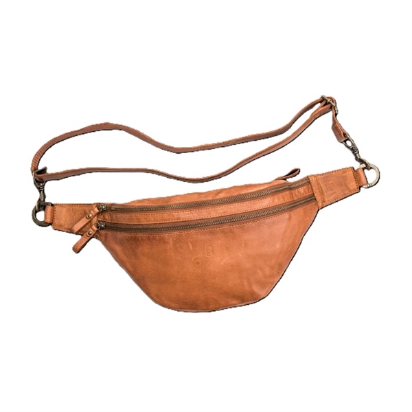House of Sajaco skind bumbag / bæltetaske, 3030127-Brun