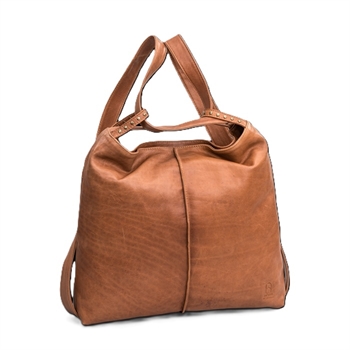 House of Sajaco skind kombi taske, 3030133 Brun