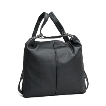 House of Sajaco skind kombi taske, 3030133 Sort