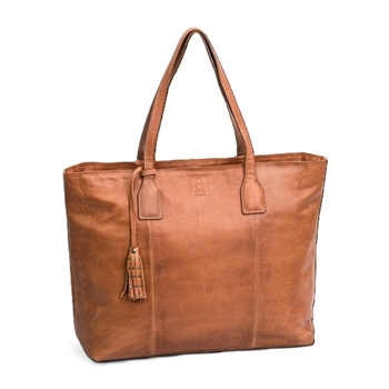 House of Sajaco skind shopper, 3030135-Brun