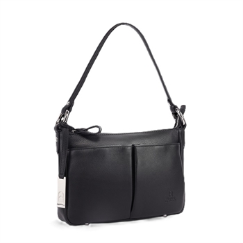 House of Sajaco skind  skuldertaske, 3040089-Sort