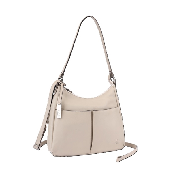 House of Sajaco skind  hobo skuldertaske, 3040090-Beige