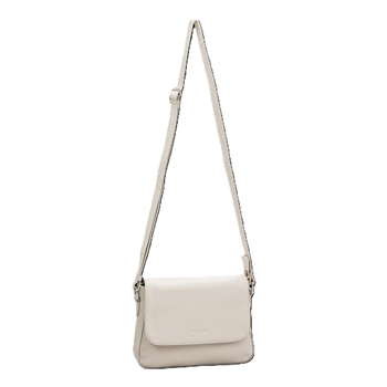 The Monte skind skuldertaske, 6053237-Beige