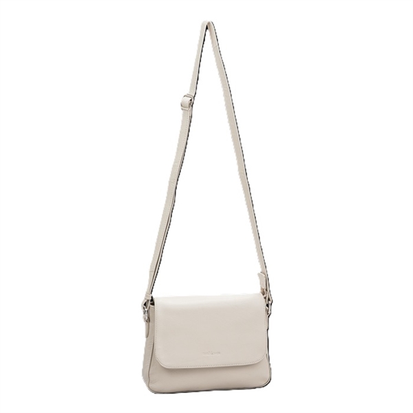 The Monte skind skuldertaske, 6053237-Beige