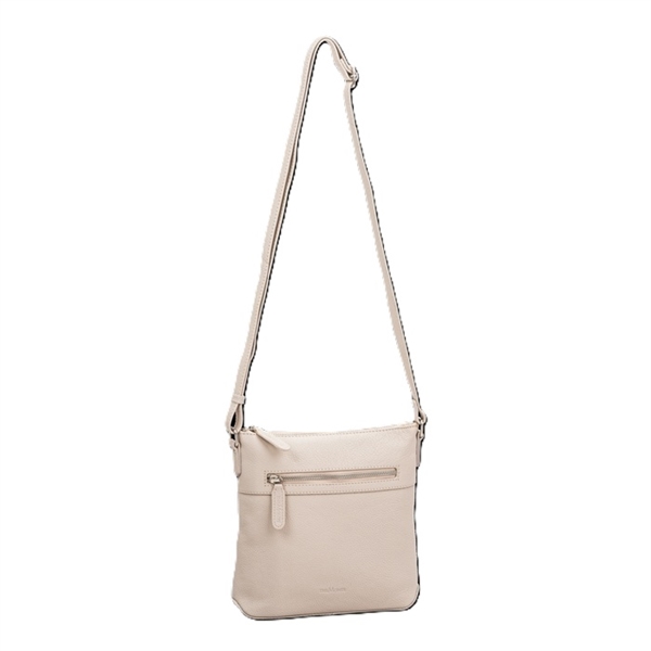 The Monte skind skuldertaske, 6059257-Beige