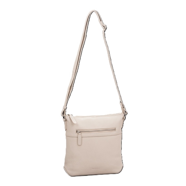 The Monte skind skuldertaske, 6059258-Beige
