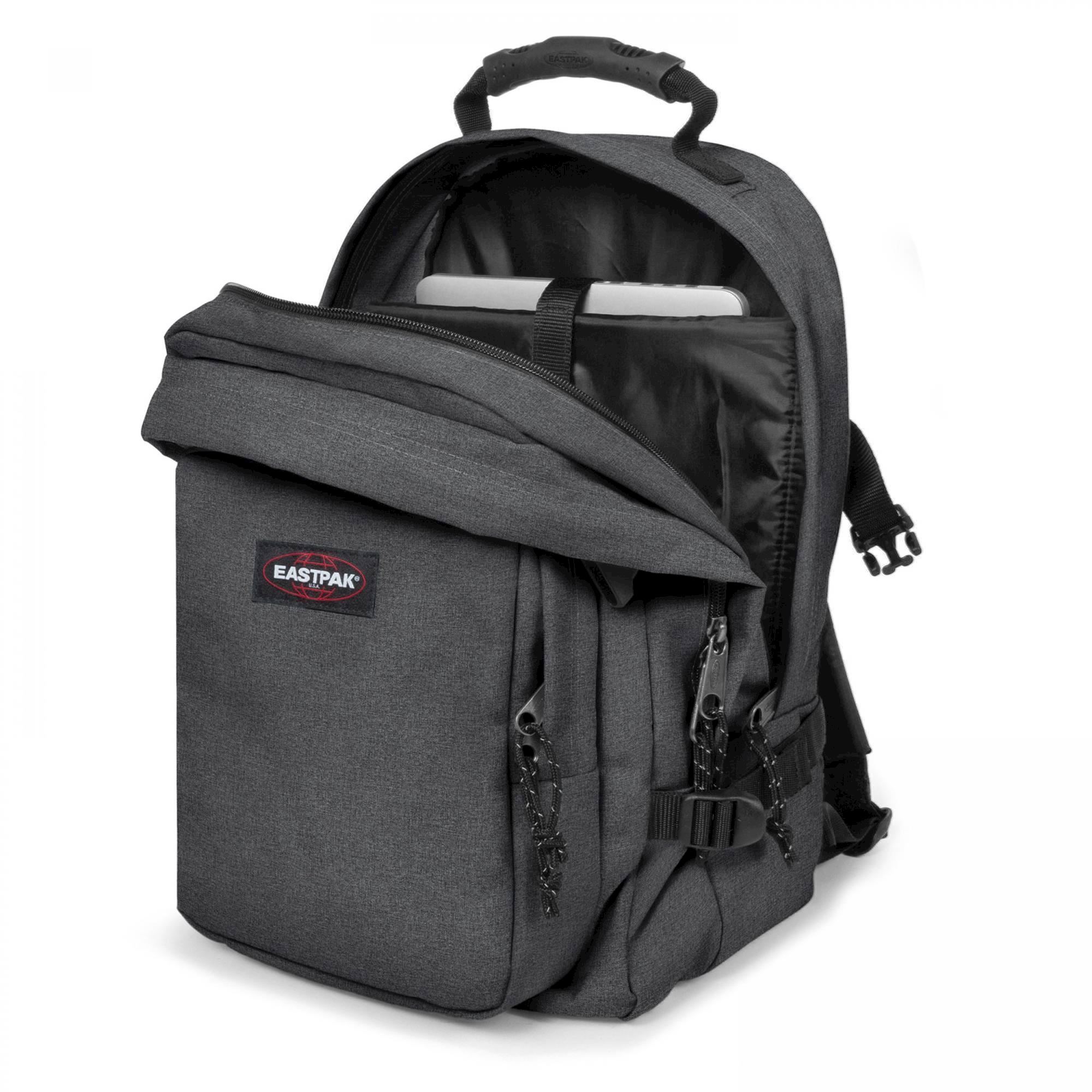 Afstem tag et billede bekymring model ek520-sort denim Eastpak, rygsæk Provider ek520